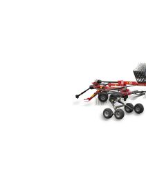 Double Rotor Rakes - Andex 714T VARIO - 714T EVO, CompactLine Gearbox provides almost maintenance free and great strengt during operation