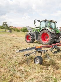 Tedders, Trailed - VICON FANEX 904C - 1124C, purpose-built for smaller tractor but will also operate with larger ones