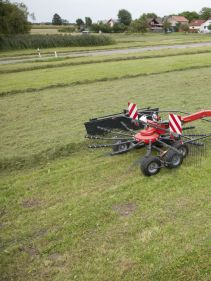 Double Rotor Rakes - Andex 714T VARIO - 714T EVO, CompactLine Gearbox provides almost maintenance free and great strengt during operation