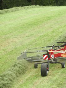Double Rotor Rakes - VICON ANDEX 774, great maneuvreability and superb performance