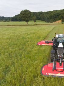 Mower Conditioners - VICON EXTRA 7100T VARIO - 7100R VARIO - EFFICIENT BUTTERFLY MOWER COMBINATION, outstanding performance with new QuattroLink suspension