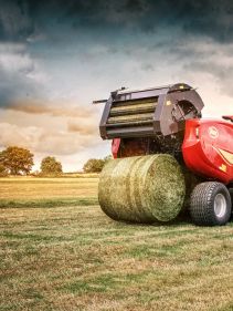 Fixed Chamber round balers - VICON FIXBALE 500, specialist baler for heavy silage conditions with low power requirments for efficient operation