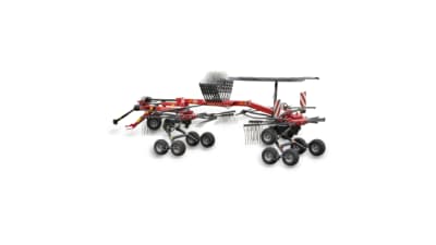 Double Rotor Rakes - Andex 714T VARIO - 714T EVO, CompactLine Gearbox provides almost maintenance free and great strengt during operation