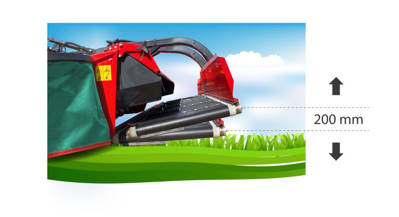 Mower Conditioners - Kverneland 53100 BX, Adjustable Belt Height provides user friendly options for adjustments