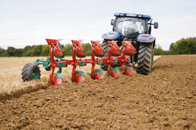 Reversible Mounted Ploughs - Kverneland ES-LS, unique steel treatment provides great life time and makes it easy in use during operation