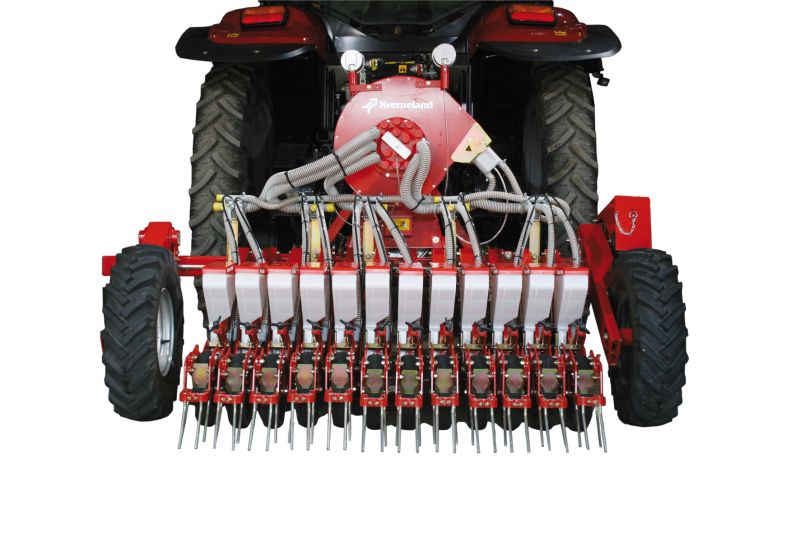 Kverneland Miniair Nova pneumatic precision seed drill for a large variety of natural, coated or pelleted seeds