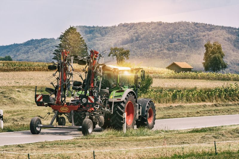 Tedders, Trailed - VICON FANEX 904C - 1124C, purpose-built for smaller tractor but will also operate with larger ones