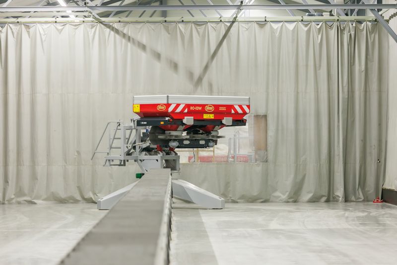 Disc Spreaders - Vicon Spreader Competence Center, modern testing center for Vicon spreaders in the Netherlands, environment friendly testing