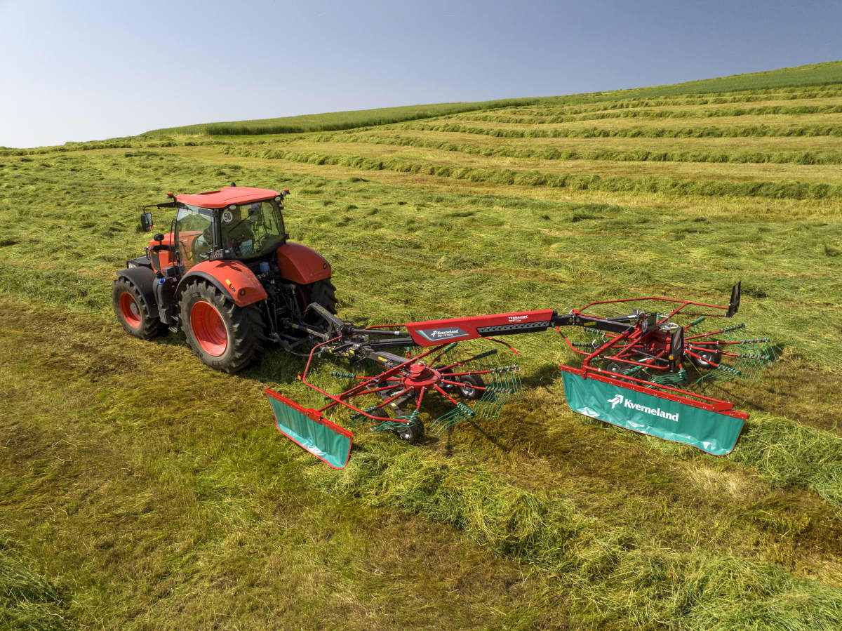 Double rotor rakes - Kverneland 9471 S EVO - 9471 S VARIO, flexible double rake for optimal flexibility