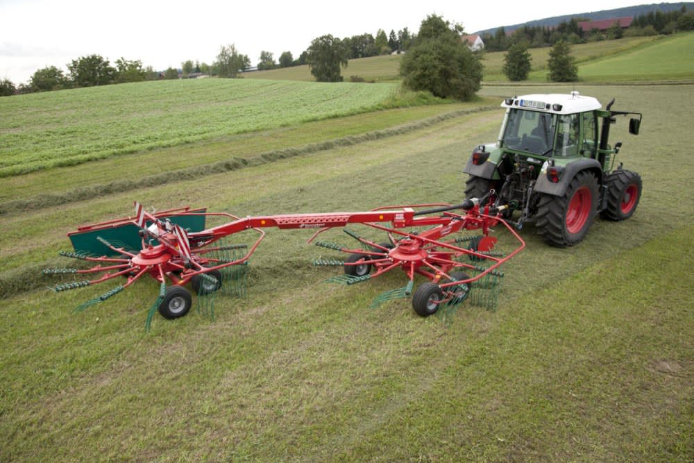 Double rotor rakes - Kverneland 9471 S EVO - 9471 S VARIO, 2 swath options, SideShift, TerraLink, QuickLift &amp; Hydraulic swath board