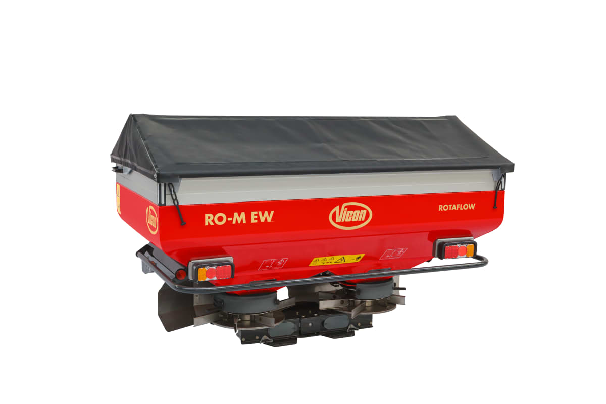 Disc Spreaders - Vicon RotaFlow RO-M EW, low weight perfect for small growers, operates precisely on uneven terrain, comes with ISOBUS system