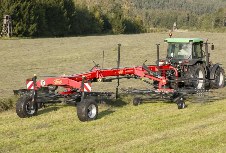 Double Rotor Rakes - VICON ANDEX 774, great maneuvreability and superb performance