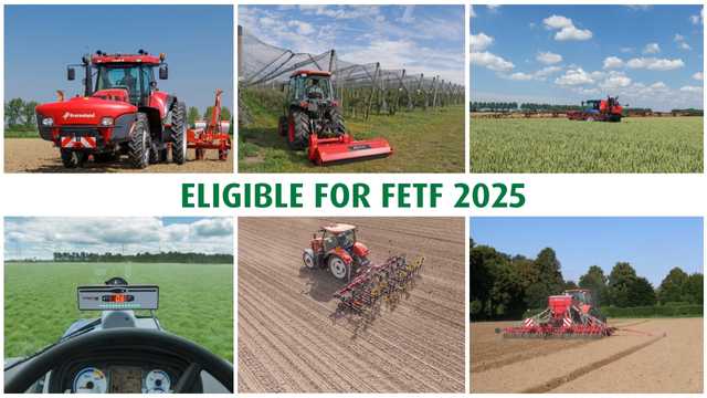 Kverneland equipment eligible for the Farming Equipment and Technology Fund 2025