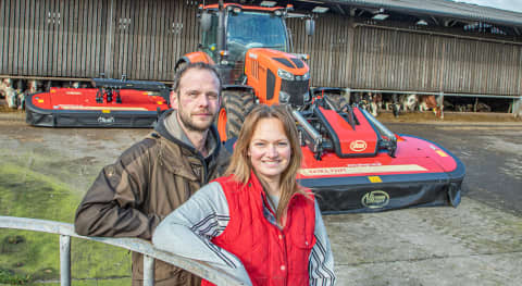 Efficacité de l'ensilage avec les faucheuses conditionneuses Vicon EXTRA 732