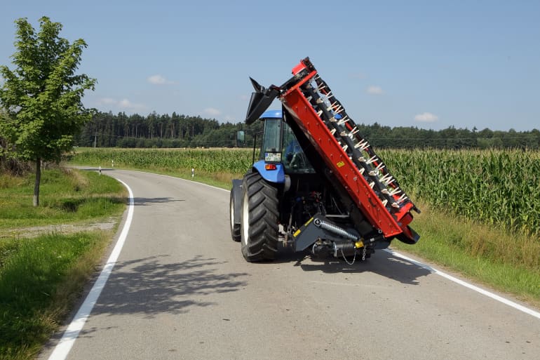 125° Straßentransport