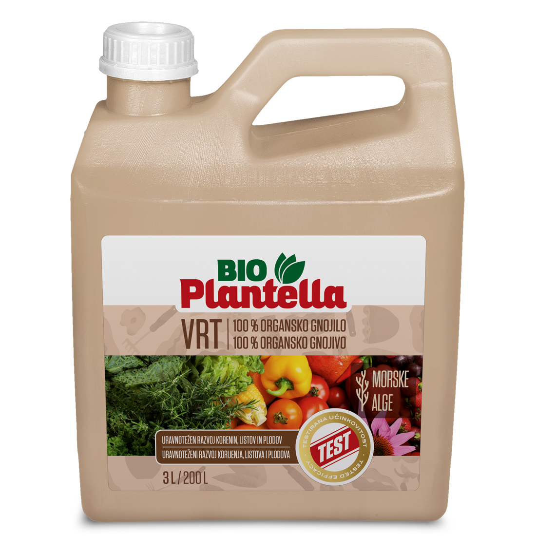 Tekoče gnojilo vrt plantella 3l; kz cerklje