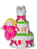 My First Doll 3 Tier Diaper Cake