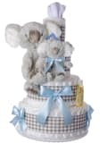 Koala Bear Neutral Diaper Cake by Lil' Baby Cakes