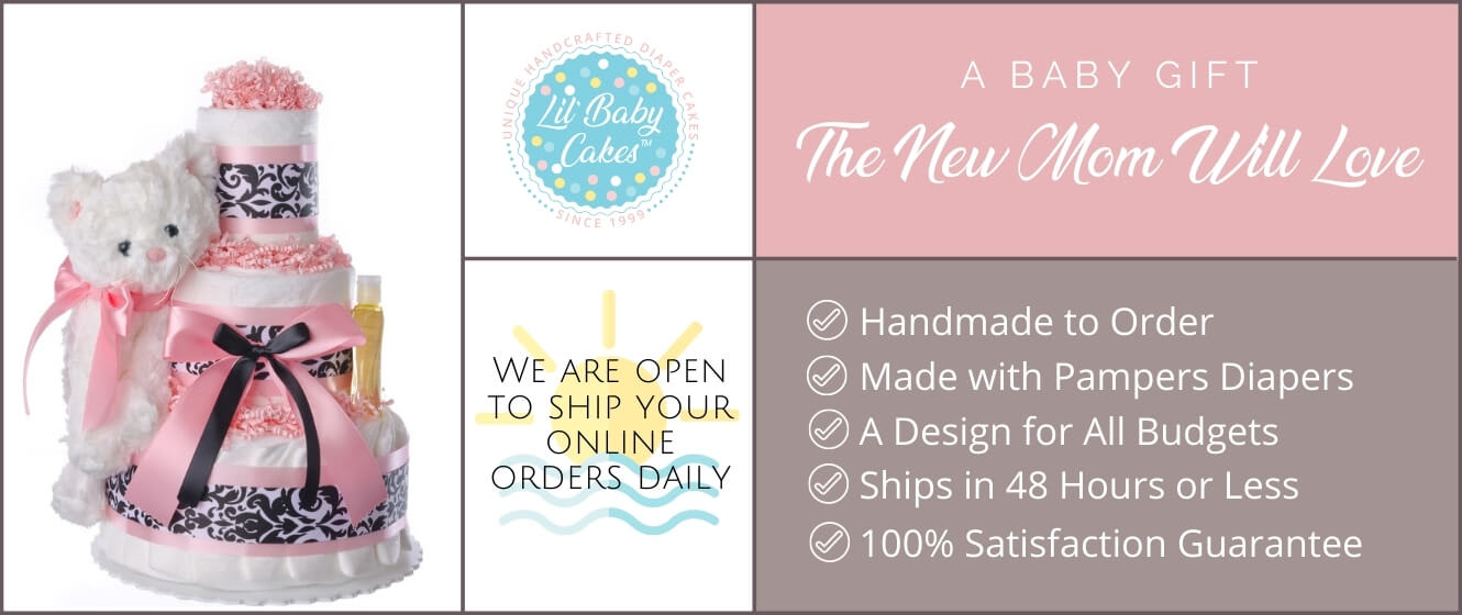 Lil Baby Cakes Home Diaper Cakes Banner