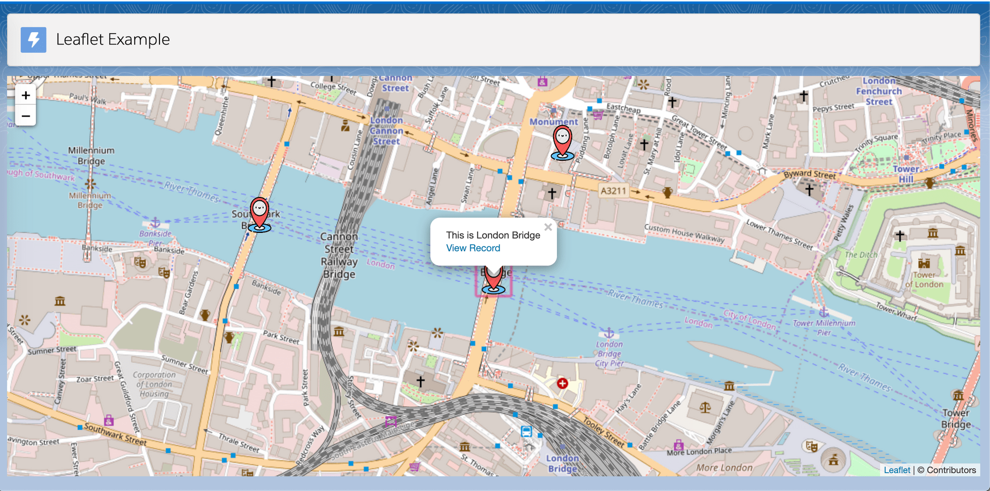 Custom Map on LWC using LeafletJS