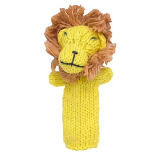 lion finger puppet