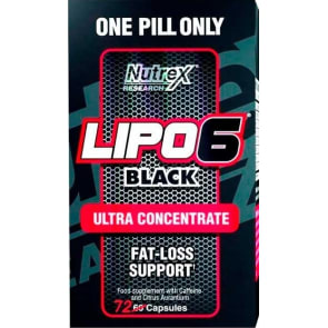 Lipo6Black - nutrex versão Canadá ( 72caps )