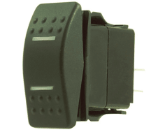 Rocker Switch (Double) - Double Illuminated IP67 Rocker Switch on-off -on (with actuator)