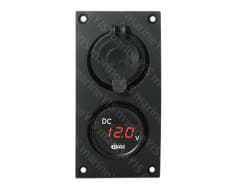 12v Power Supply and Voltmeter Panel