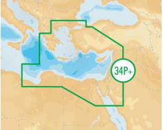 Platinum+ XL3 P34+ - CF Card - Eastern Mediterranean (100.PP34)