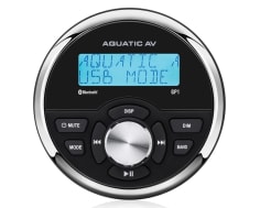 GP1 Gauge size marine bluetooth stereo
