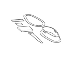 Kayak Transducer Mounting Kit for Down Imaging Transducer