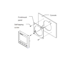 OP26-29 Front Mount Kit for FI-70 Instrument Display