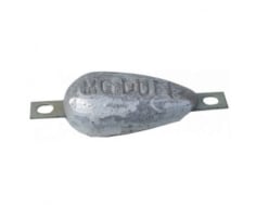 Magnesium Hull Anode Bolt On - 0.8 Kgs Nom Net Weight 200 MM Bolt Centres