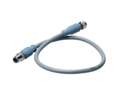Micro Double-ended Cordset - M To F - 0.5m (gray)