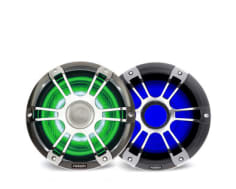 Fusion Signature Series 3 Sports Chrome Marine Speakers w/ CRGBW