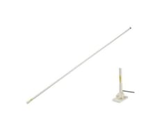 Supergain Capri 1.4m Powerboat VHF Antenna Fibreglass 3dB 6m Cable