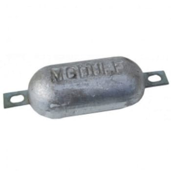 Magnesium Hull Anode Bolt On - 1.0 Kgs Nom Net Weight 200 MM Bolt Centres
