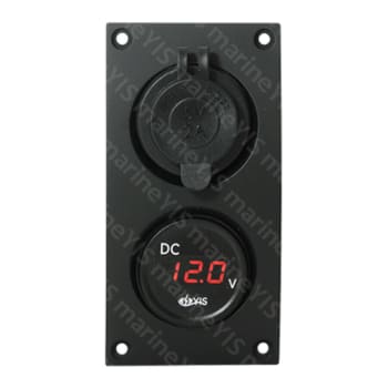 12v Power Supply and Voltmeter Panel