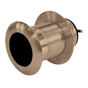 B117 Bronze Thru-hull Mount Transducer With Depth & Temperature (8-pin)