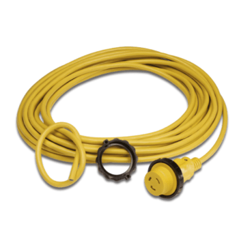 Cordset, 16A 230V, 12/3, 25', Yellow