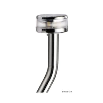 Pole Light with EVOLED 360 Light - Pull-Out Angular Version with Stainless Steel Base, Flat Mounting - 60cm
