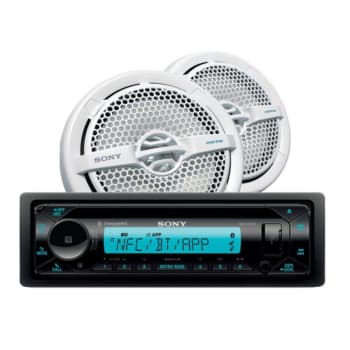 MEX-M72BT Marine CD Receiver / Bluetooth + MP1611 140W speaker