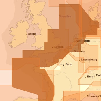 NT MAX Wide C-Card North West European Coasts
