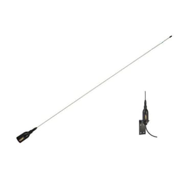 SuperGain Crow VHF Antenna Stainless Steel Whip (SGV80SBBK)