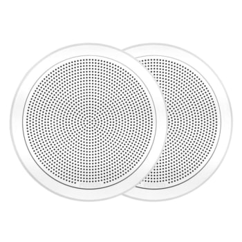 FM-F77RW Flush Mount Marine Speaker 200W 7.7 Inch Round In White