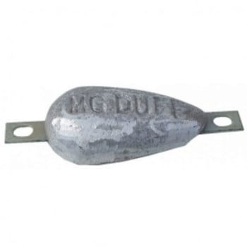 Magnesium Hull Anode Bolt On - 0.8 Kgs Nom Net Weight 200 MM Bolt Centres