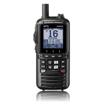 HX890E Class H DSC Handheld VHF With GPS - Black