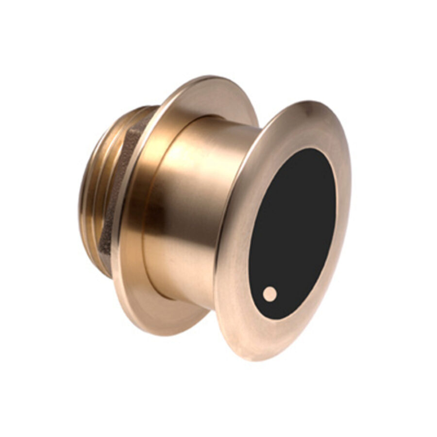 Bronze Tilted Thru-hull Transducer with Depth & Temperature (20° tilt - 8-pin) - Airmar B175M