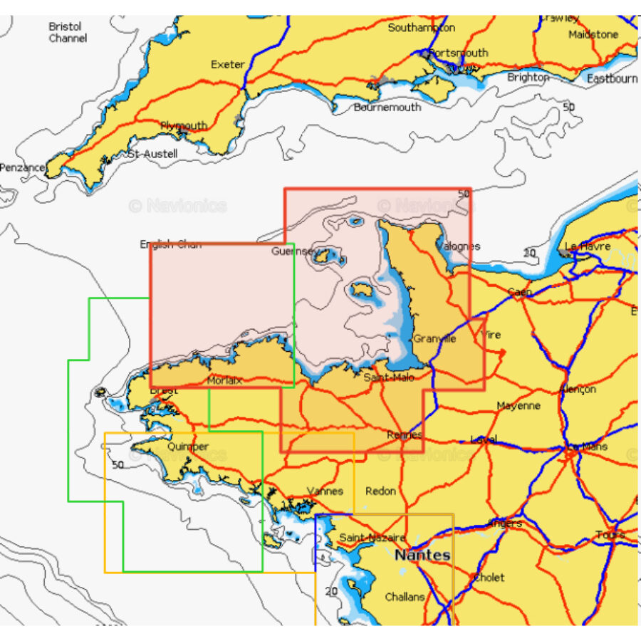 Gold Small Chart - SD/Micro SD - 5G556S2 Ile De Batz - Carentan
