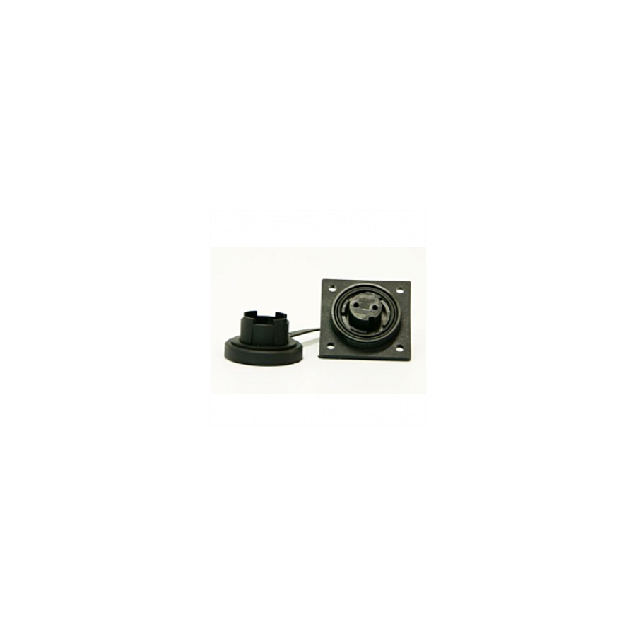 3 Pin Low-Flange Socket & Cap